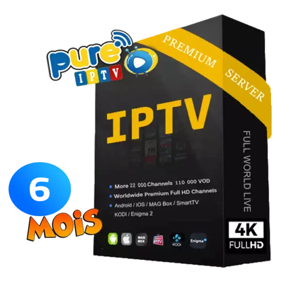 PURE IPTV 6 MOIS